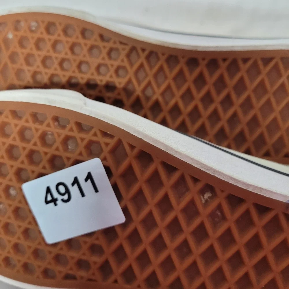 Vans Ward Low Top Sneakers Womens 8‎ Grey White Suede Canvas Skate Shoes 500714